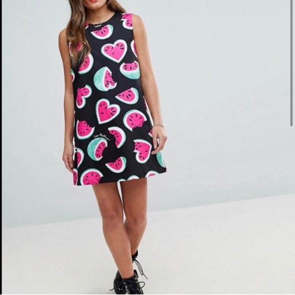 Sleeveless Watermelon Heart Dress - Picture 3 of 8